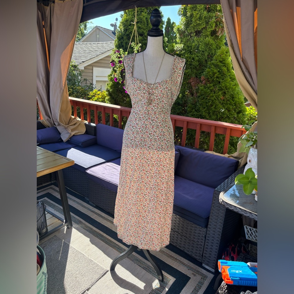 Reformation Multicolor Floral Maxi Dress Size :L